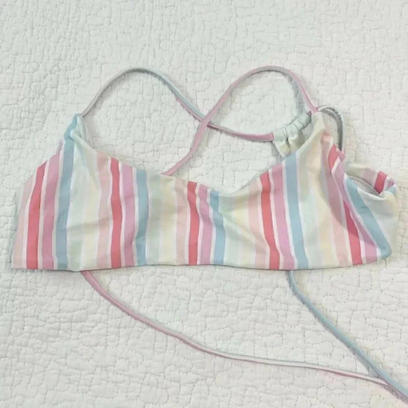 TOBI Darlin Multi Stripe Bikini Set Size M NEW! - Picture 6 of 7